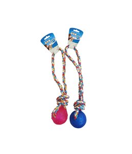 TPR Ball with Rope Handle