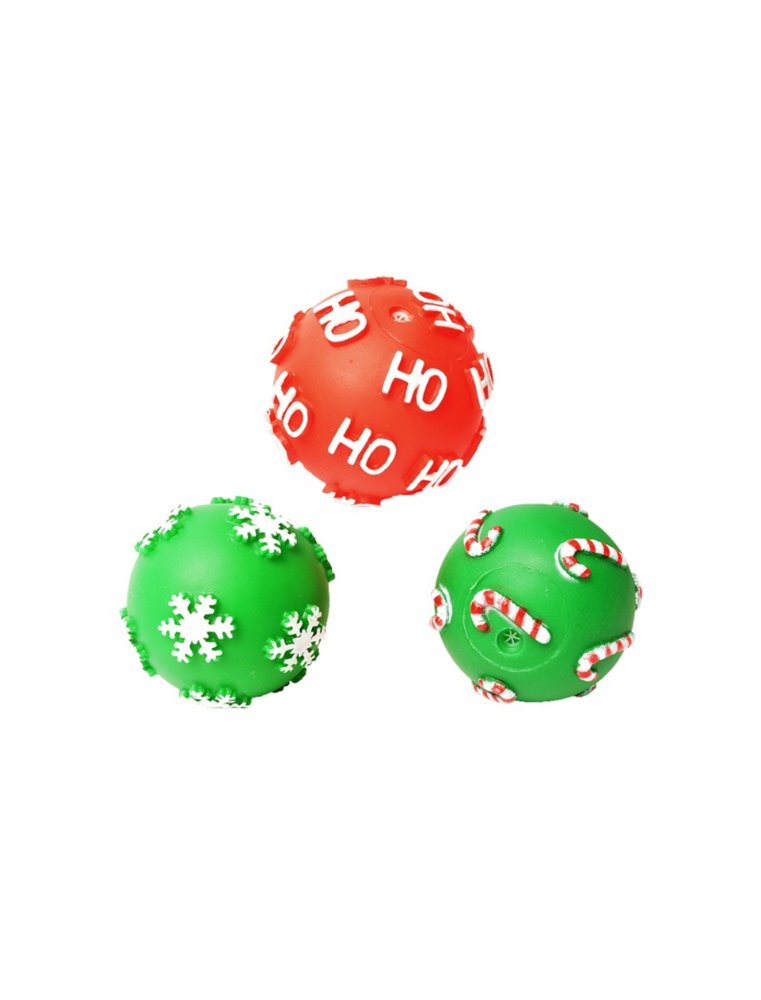 Vinyl Christmas Balls Assorti