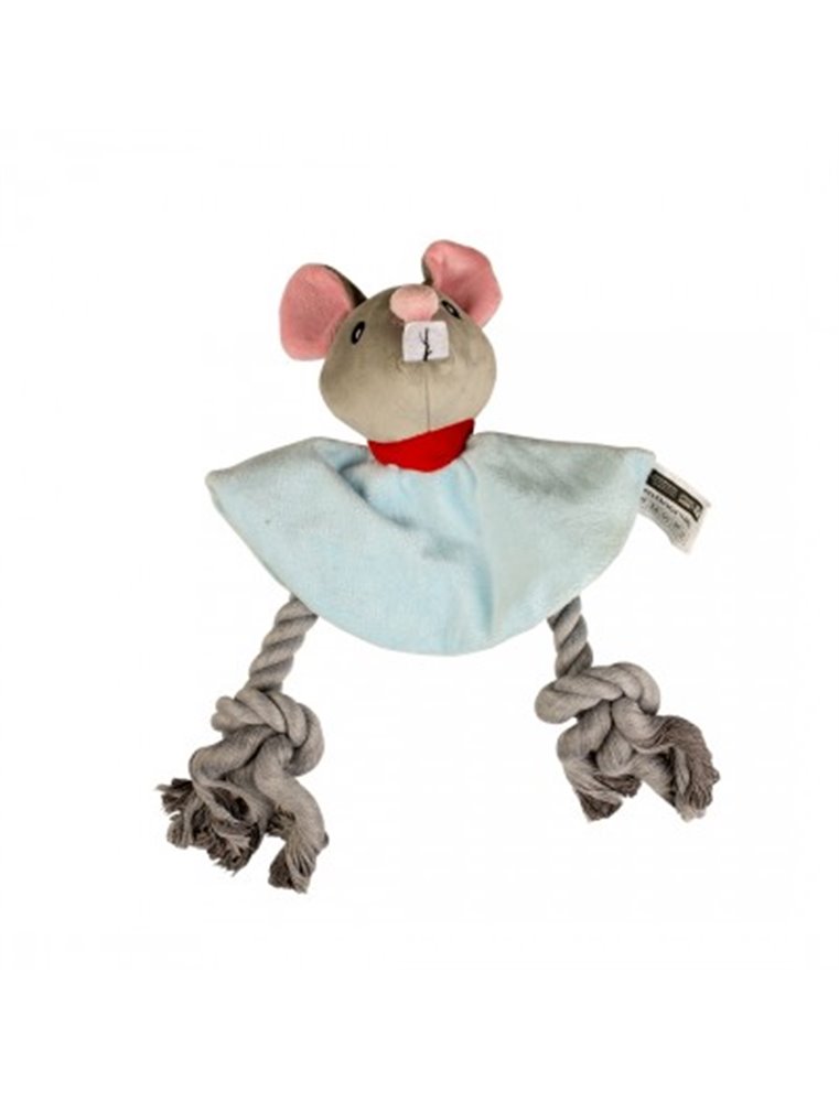 Pluche muis met touw