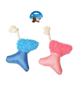 Plush Puppy Toy Bone