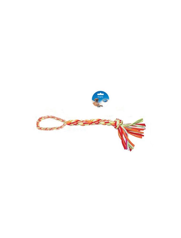 Knotted Cotton/Acryl Braid Loop