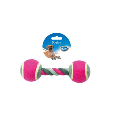 Katoen knoop tennisbal 2x