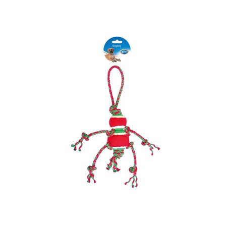Knotted cotton tennis ball doll