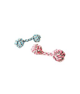 Knotted Cotton Dumbbell
