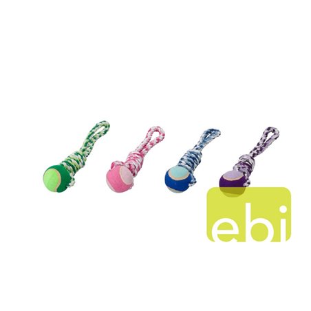 Speeltouw met 1 tennisbal