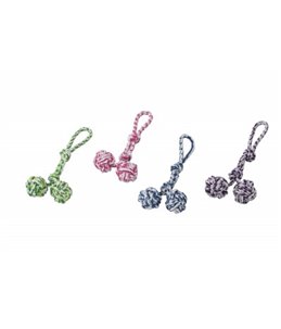 Speeltouw met 2 Ballen, Knopen en Lus