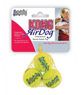 KONG AIR SQUEAKAIR TENNIS BALL 3ST