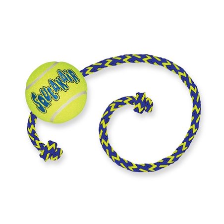 Kong air squeakair tennis ball + touw