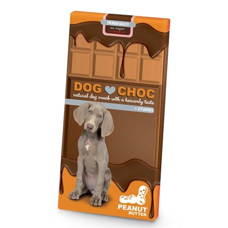 Dog choc pindakaas
