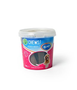 Chews! flat jerky rund