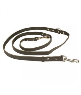 Classy leder leiband duo