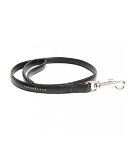 Crystal chic kunstleer leiband