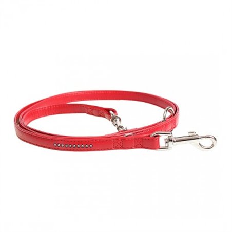 Crystal chic kunstleer duo leiband