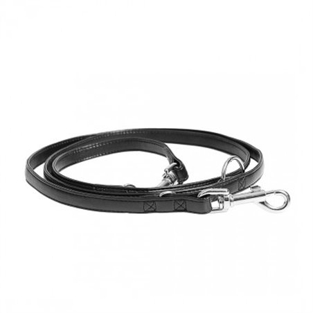 Chic kunstleer duo leiband