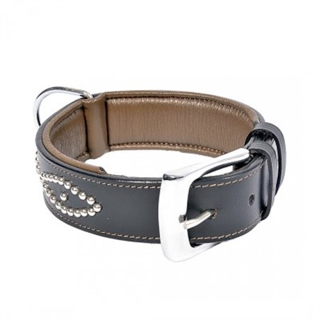 Metal leder halsband studs