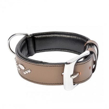 Metal leder halsband studs