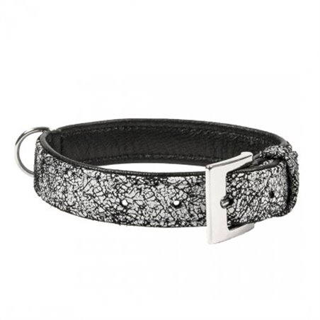 Trendy leder halsband