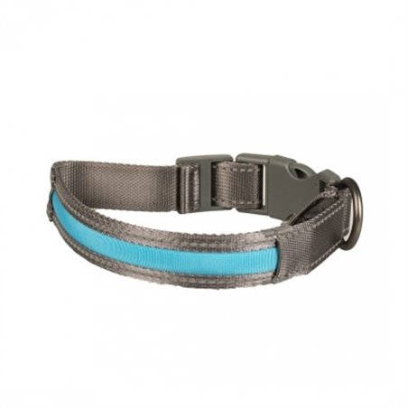 Metal halsband flash light usb nylon