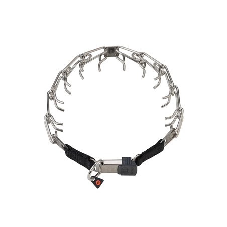 Dressuurhalsketting ultra-plus nylon inox