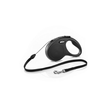 Flexi new classic koord s zwart 5m- 12kg