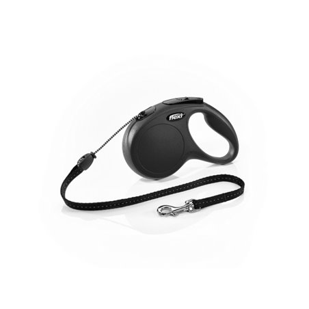 Flexi new classic koord m zwart 5m- 20kg