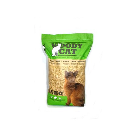 Kattenbakvulling woody cat
