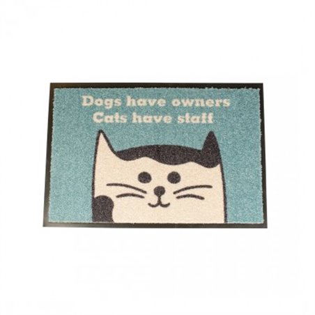 Vloermat indoor "cats have staff"