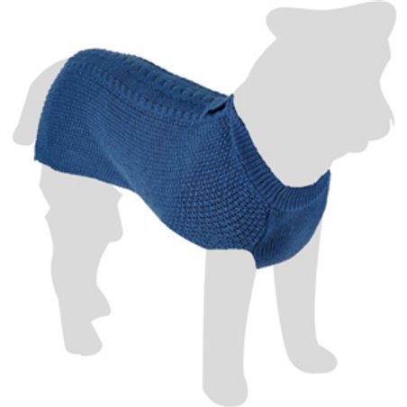 Hondentrui sienna blauw ruglengte 40cm 