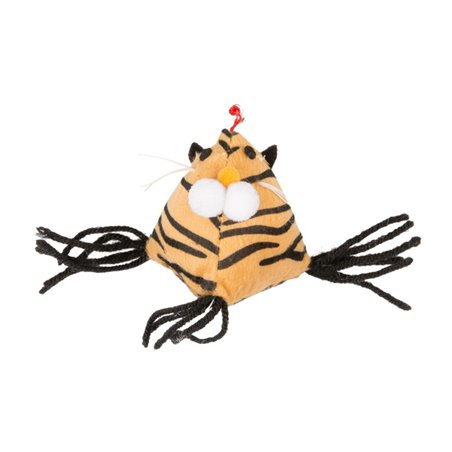 Pluche driehoek met bel