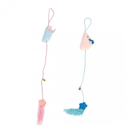 Gevederde muis met catnip - mix