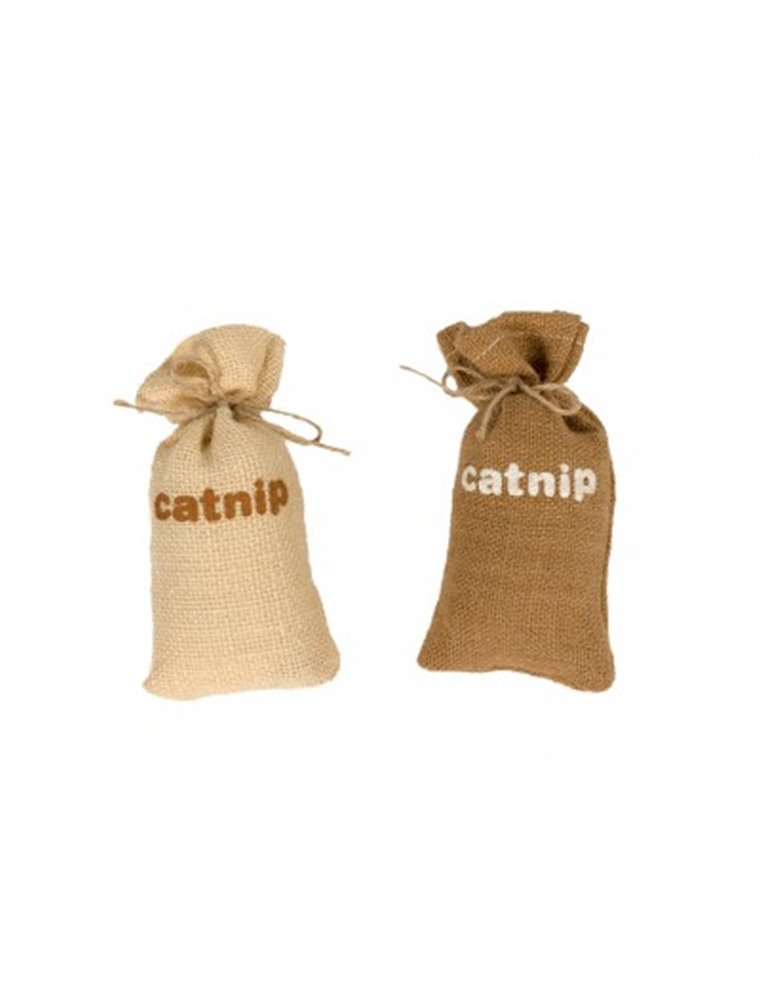 Jute zak met catnip