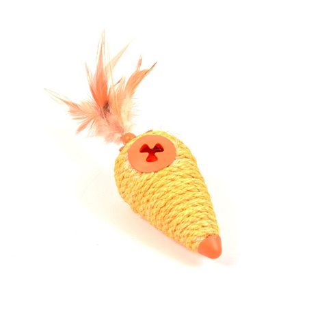 Kattensnoepwortel met sisal oranje