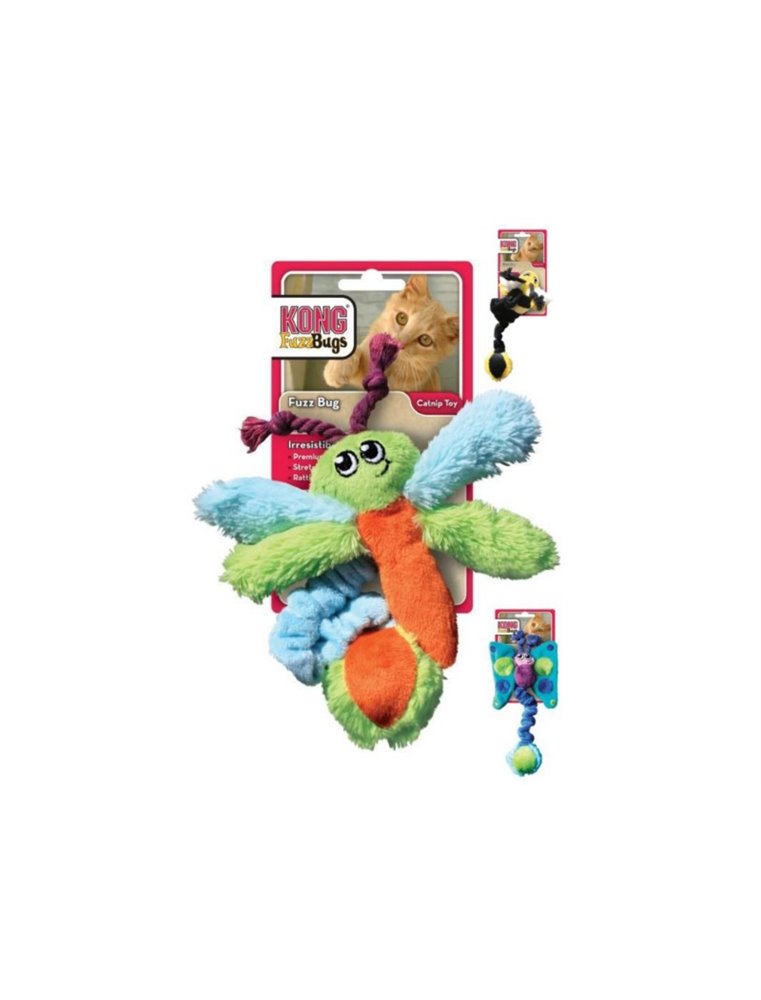 Kong cat toy fuzz bug assortiment