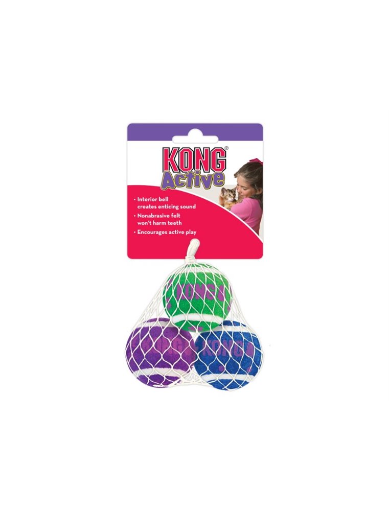 Kong cat tennis balls with bells