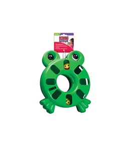 Kong cat puzzle toy kikker
