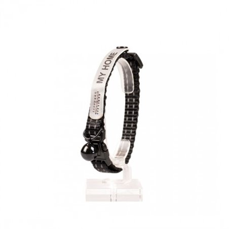 Kattenhalsband reflecterend uni adres