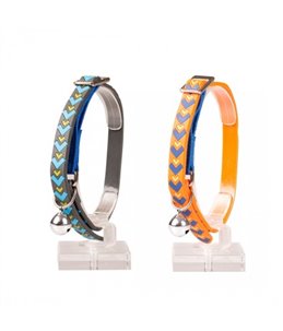 Kattenhalsband chevron