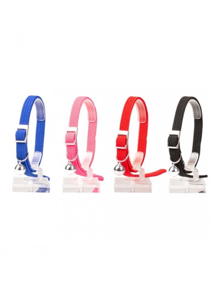 Kattenhalsband uni stretch