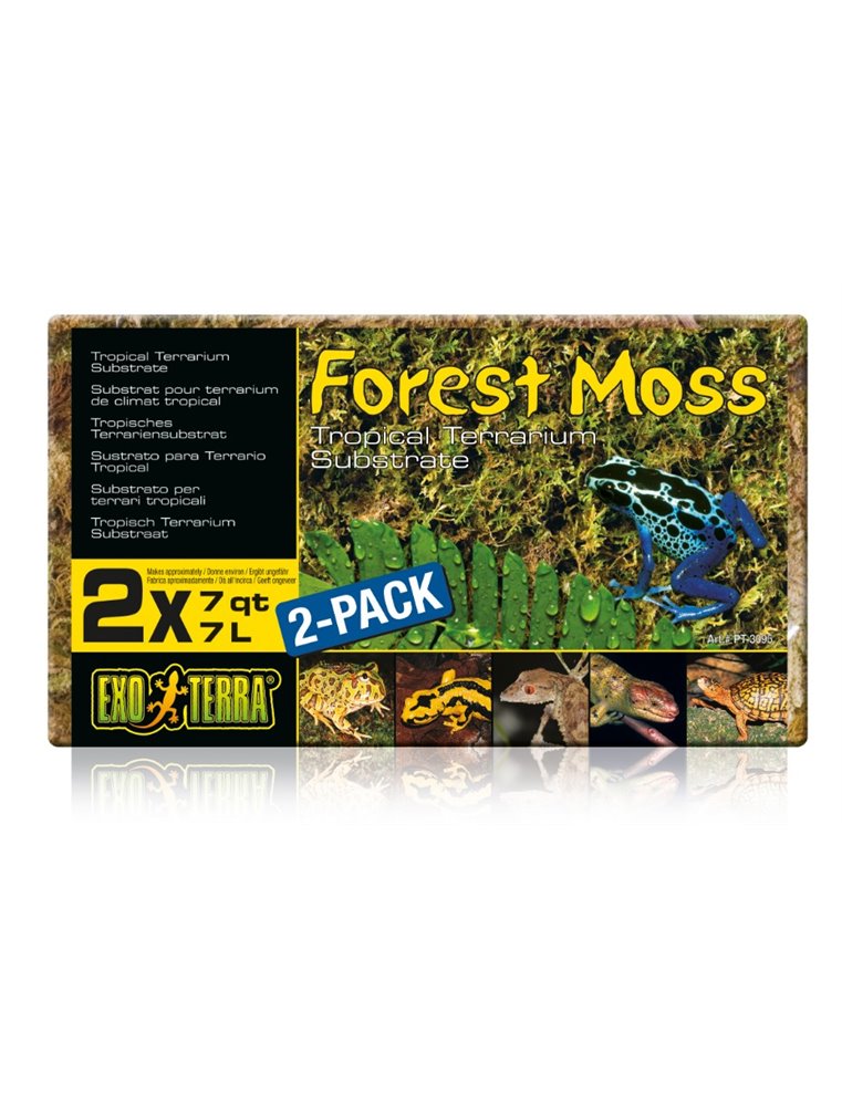 Ex forest moss terrariumsubstraat dubbelpak
