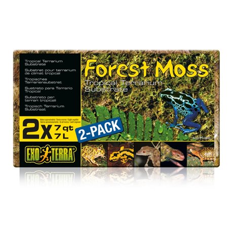 Exo Terra forest moss terrariumsubstraat dubbelpak