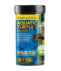 Ex drijvende pellets jonge waterschildpad