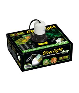 Ex klemlamp + glow reflector porselein