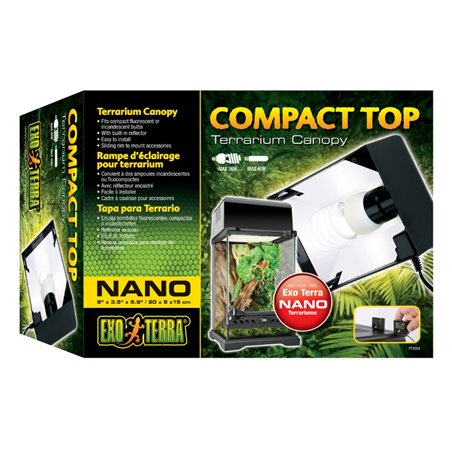 Exo Terra compact top terrariumlichtkap, 20cm