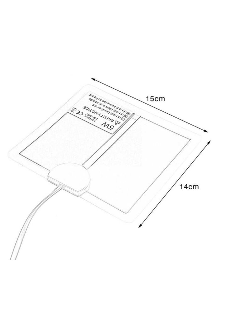 Warmtemat 5 W 14 x 15 cm