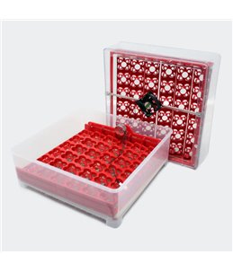 Broedmachine voor 72 eieren incl vocht meter