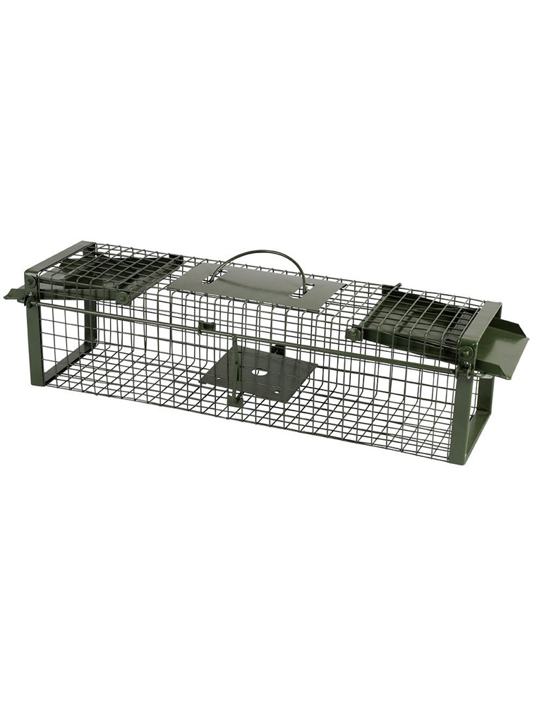 Vangkooi 60x17x17cm, 2 openingen groen