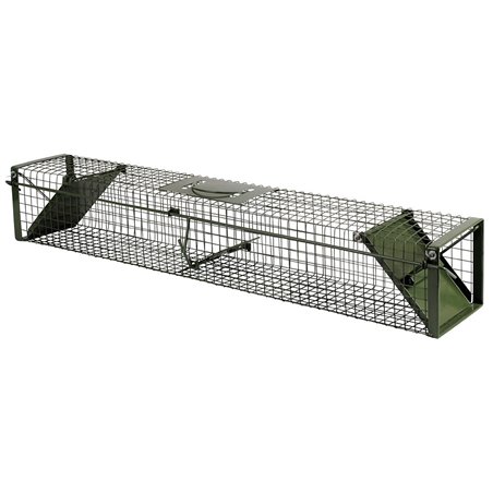 Vangkooi 100x17x17cm, 2 openingen groen