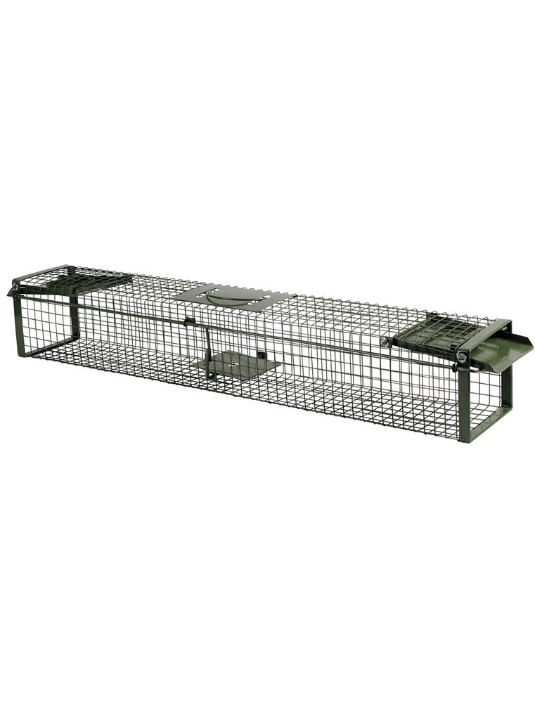 Vangkooi 100x17x17cm, 2 openingen groen