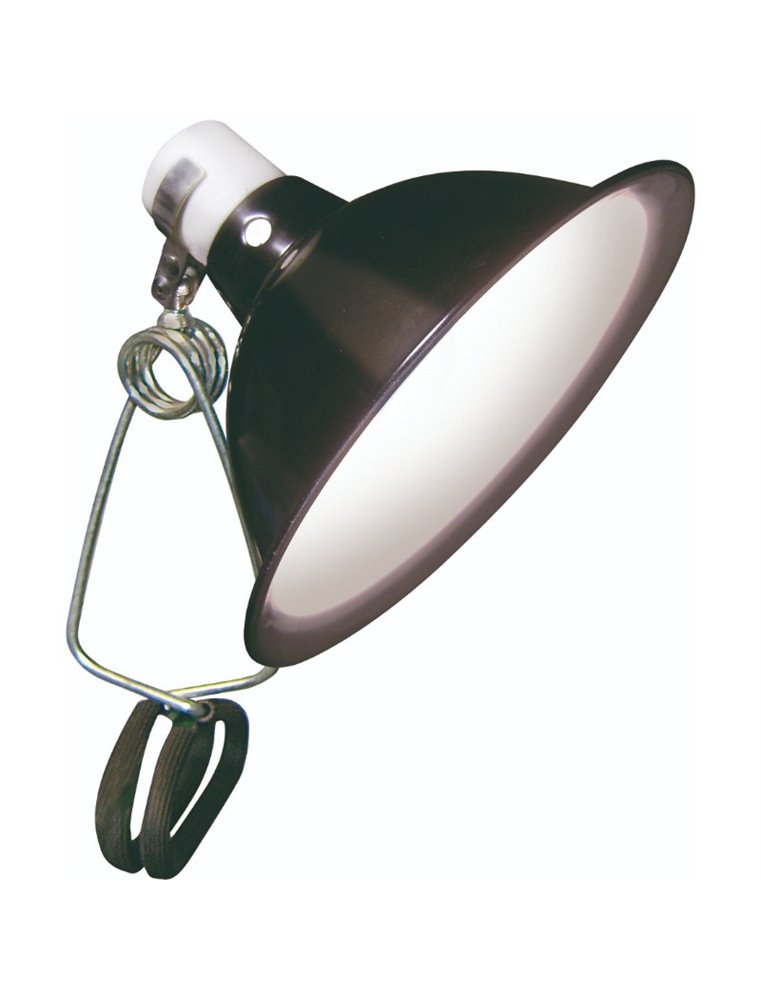 Klemlamp porselein max. 60w