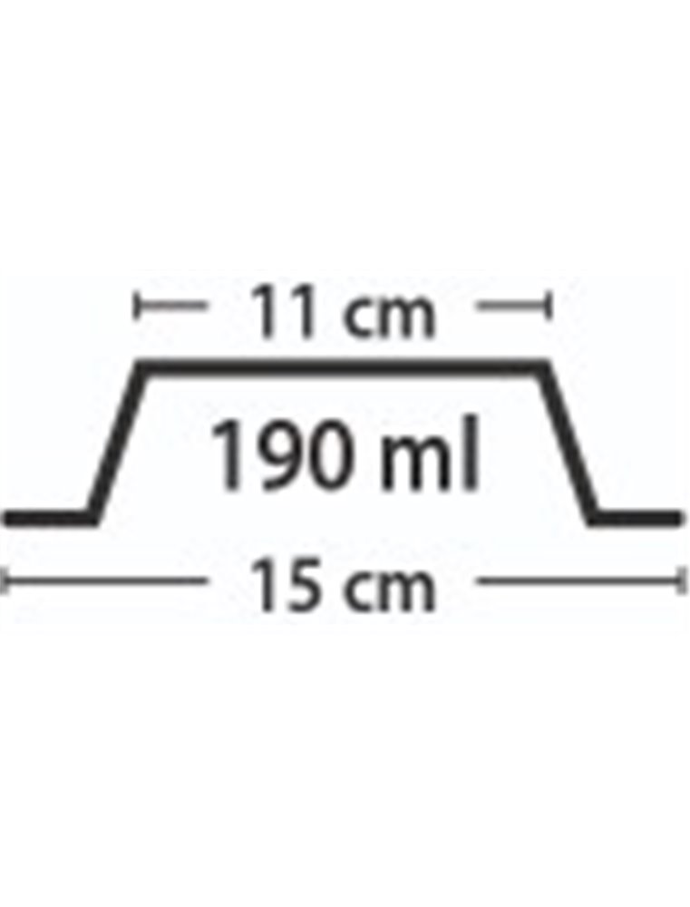 Eetpot kat anti slip 11cm 190ml